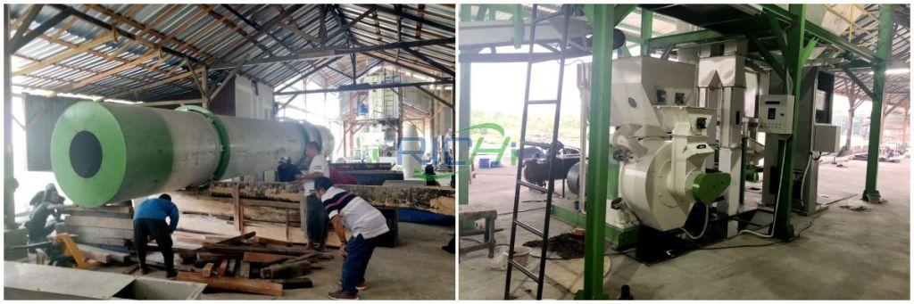 2t/h biomass pellet manufacturing plant